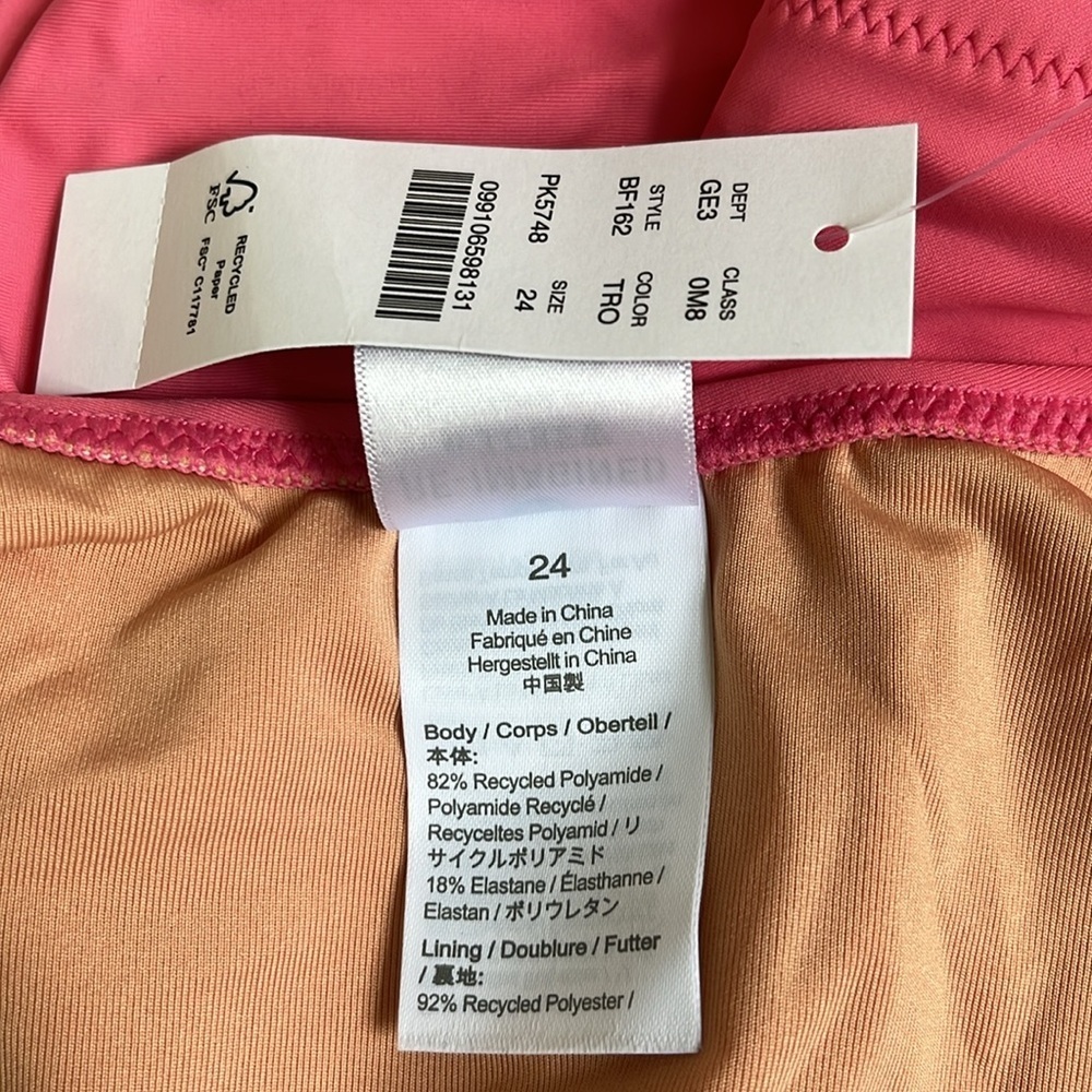 J. Crew Women’s Plus Size Scoopneck One Piece Swimsuit Size 24 - Picture 7 of 9